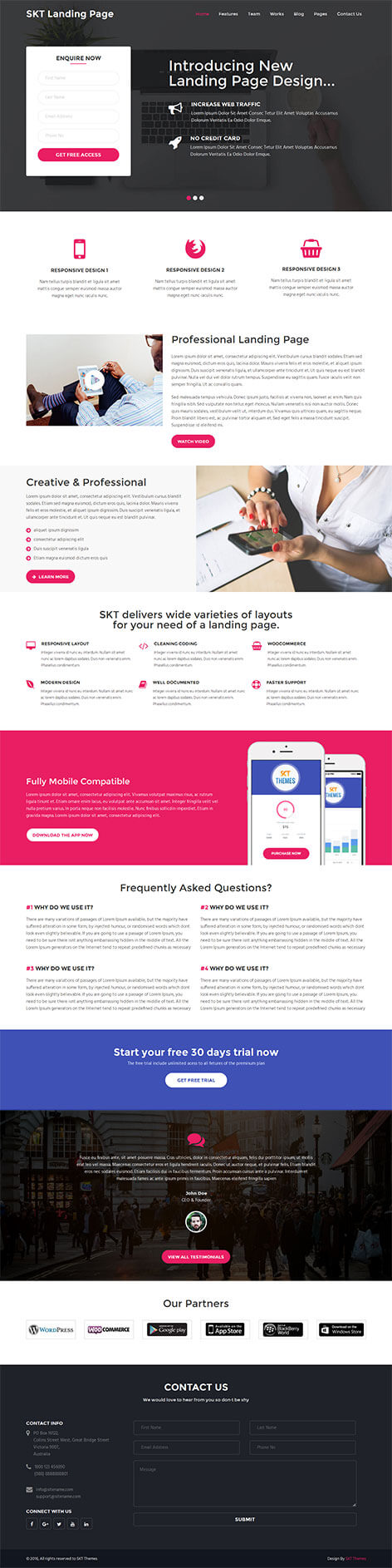 Landing Page