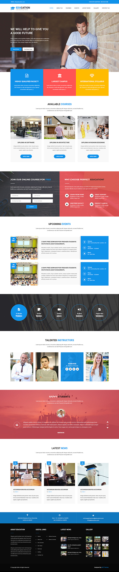 LMS WordPress theme