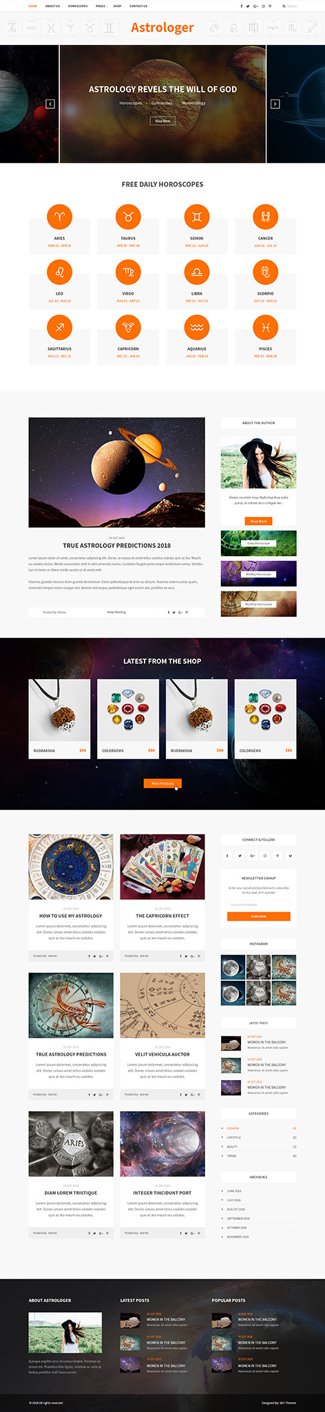 jyotish WordPress theme