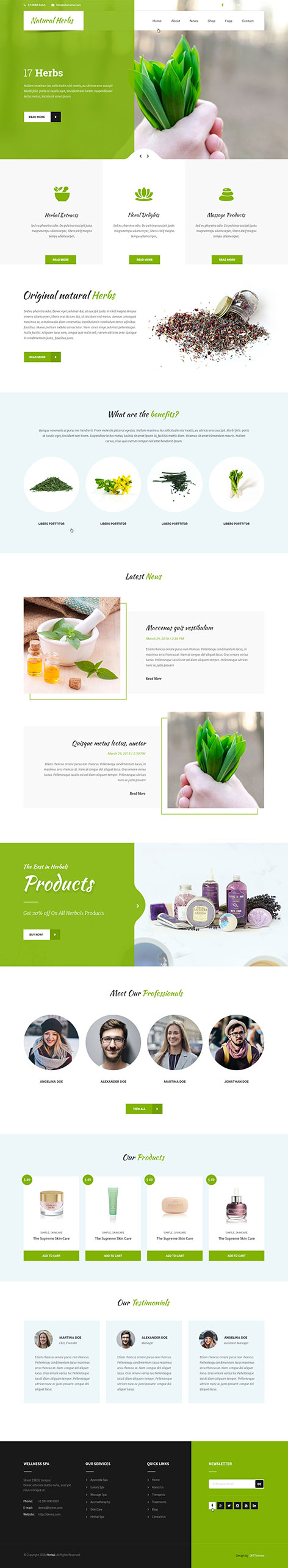 spices WordPress theme