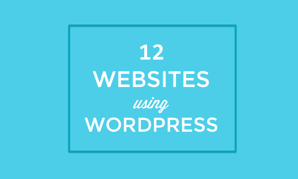Websites Using WordPress