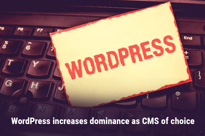 WordPress increases dominance as CMS of choice