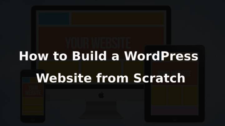 WordPress website from scratch