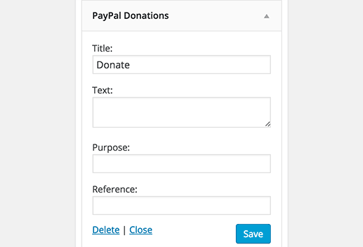 PayPal-Widget