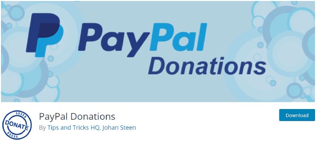 PayPal donations