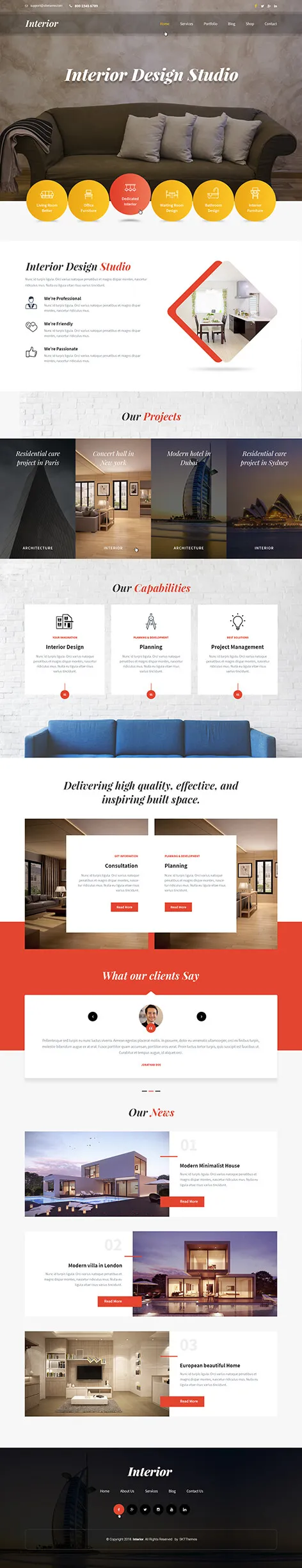 Home staging WordPress theme