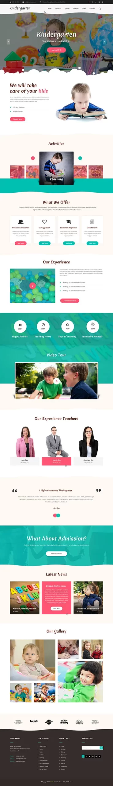 Preschool WordPress theme