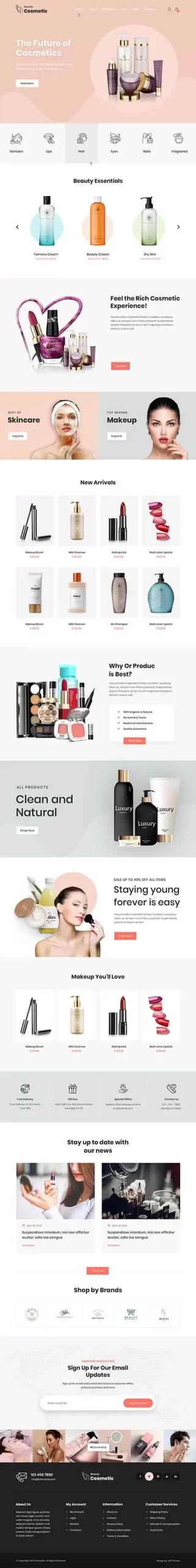 Skincare WordPress Theme