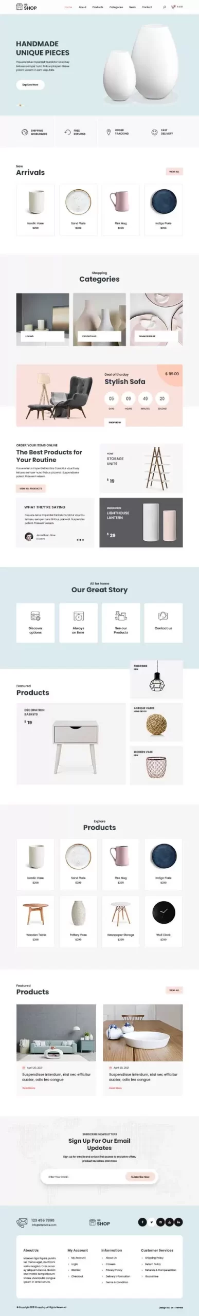 Shopping Cart WordPress Theme