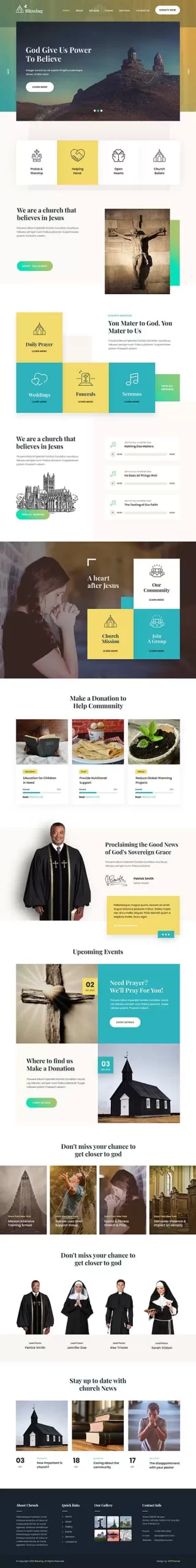 Catholic Church WordPress Theme