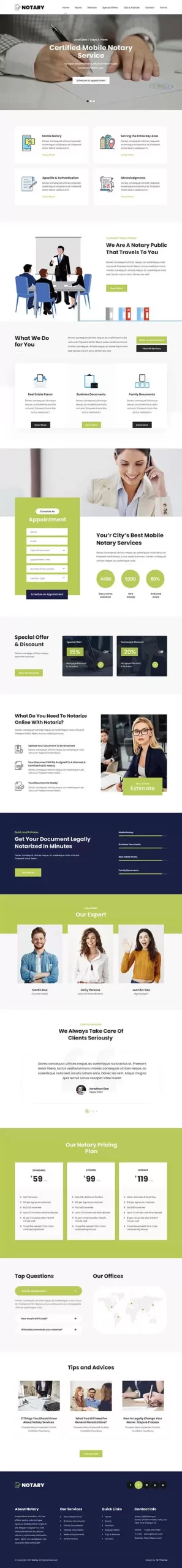 Legal Services WordPress Theme