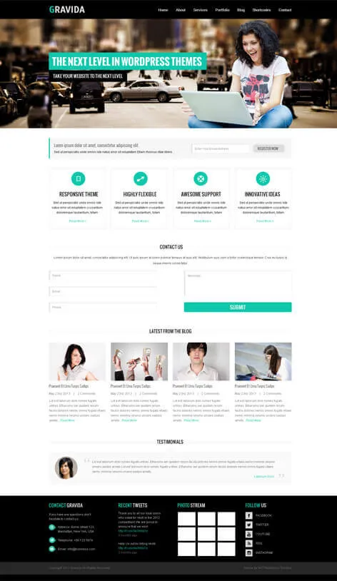 Premium Corporate WordPress Theme