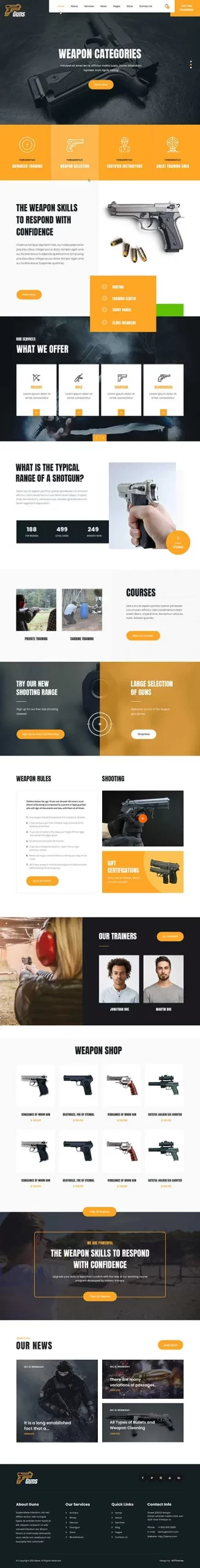 Security Company WordPress Theme