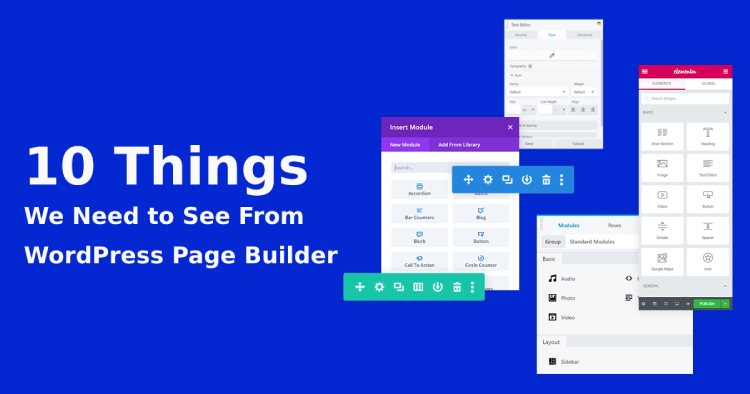 WordPress Page builder