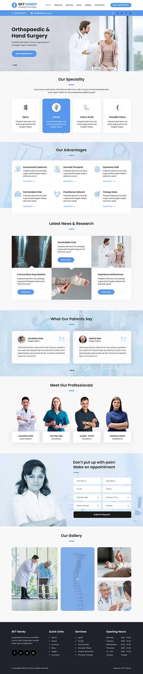 Medical Center WordPress Theme