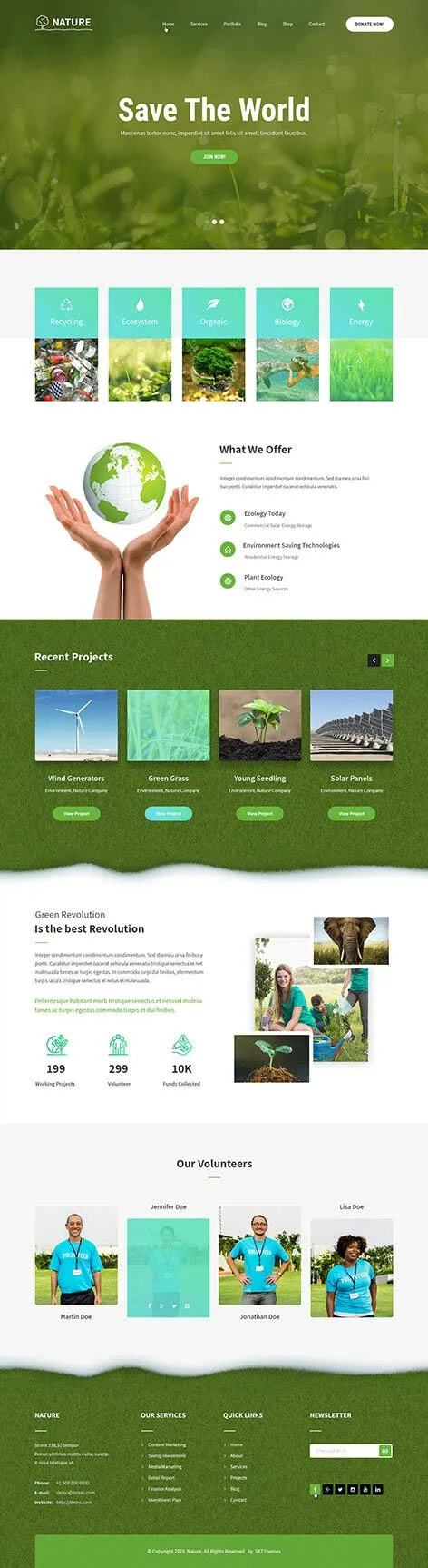 Organic Life WordPress Theme