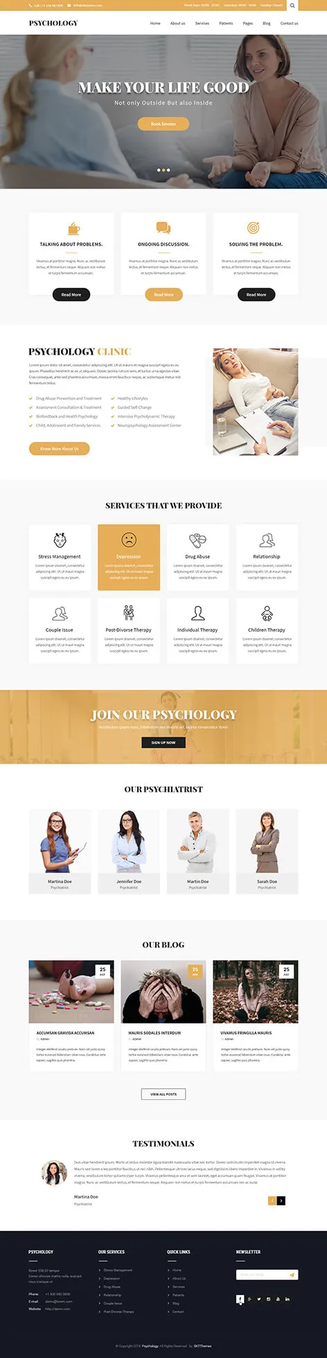 Psychiatrist WordPress Theme