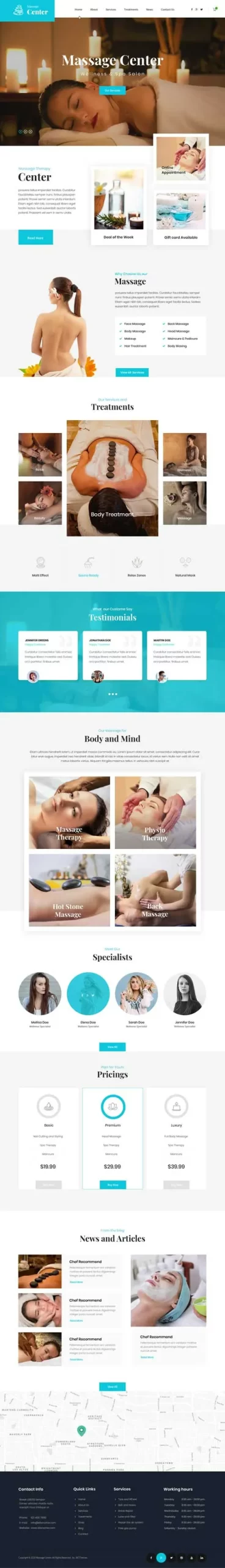 Massage WordPress Theme