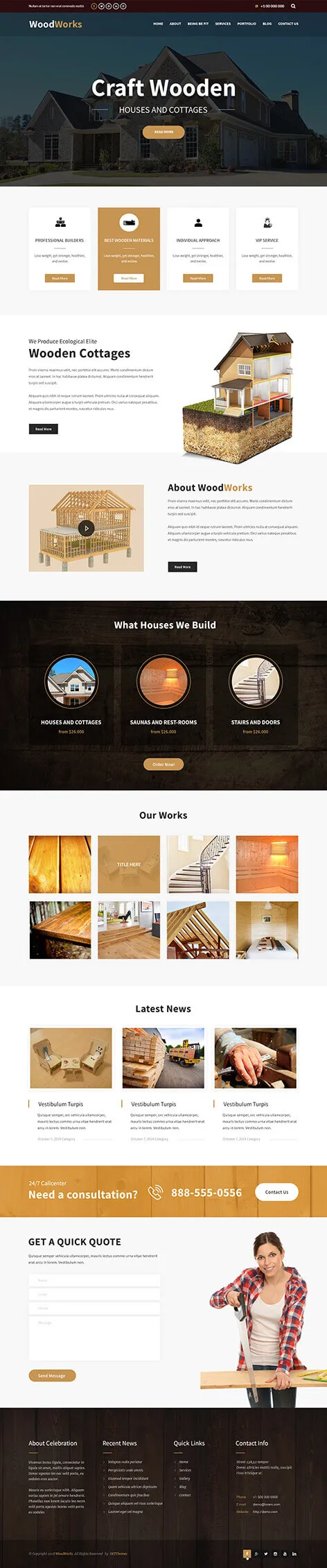 Craftsman WordPress Theme