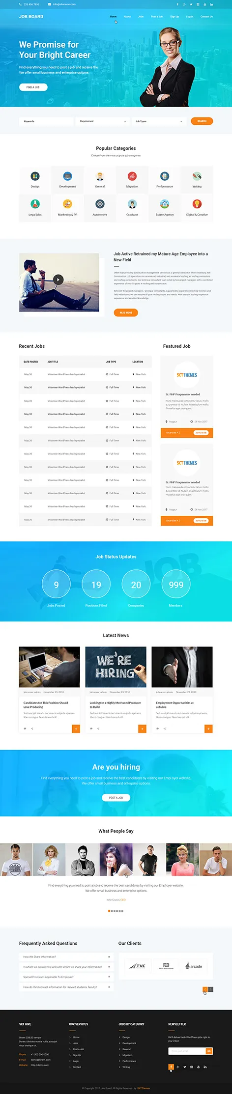 Job Board WordPress theme