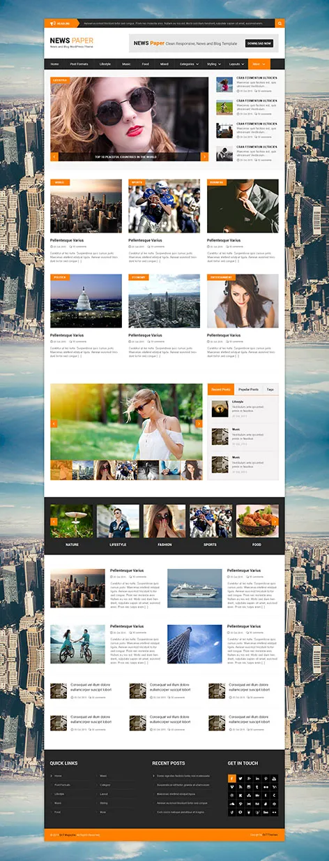 NewPaper WordPress theme