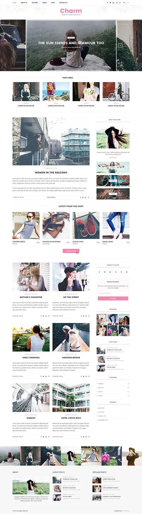 Blogger WordPress Theme