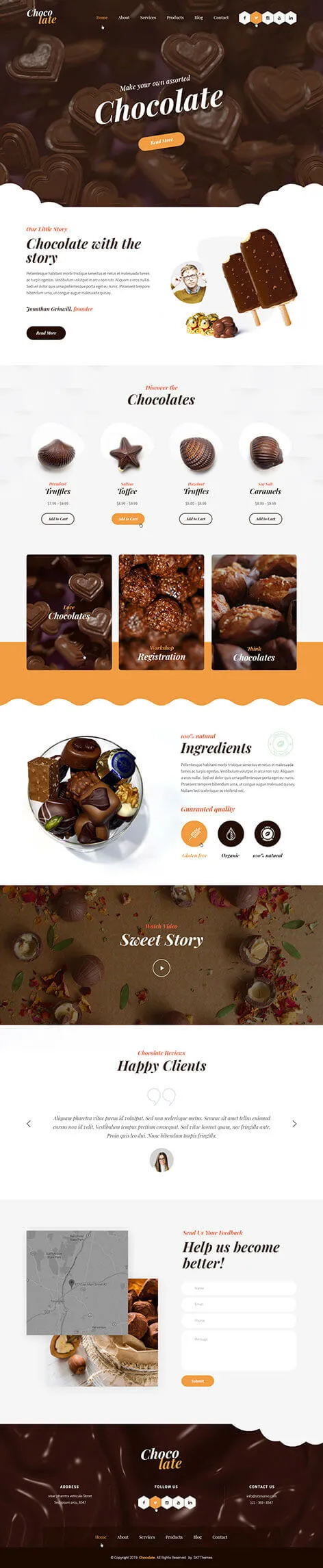 Candy Shop WordPress Theme