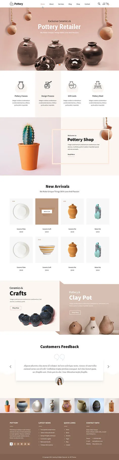Ceramics WordPress Theme
