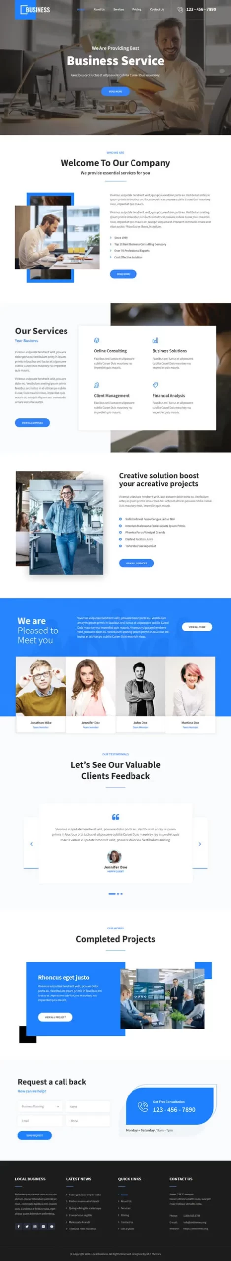 Small Business WordPress Theme