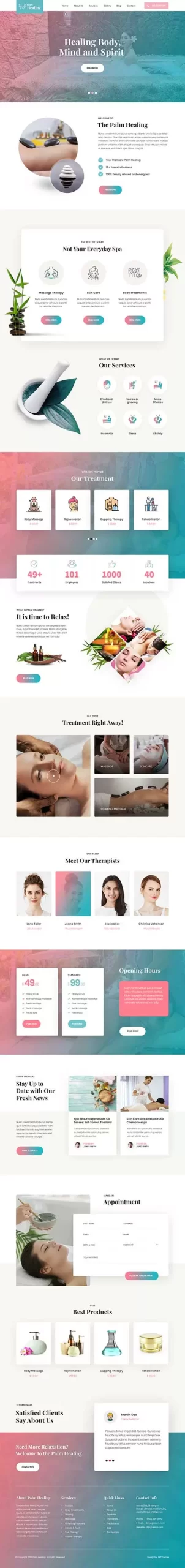 Spiritual Healing WordPress Theme