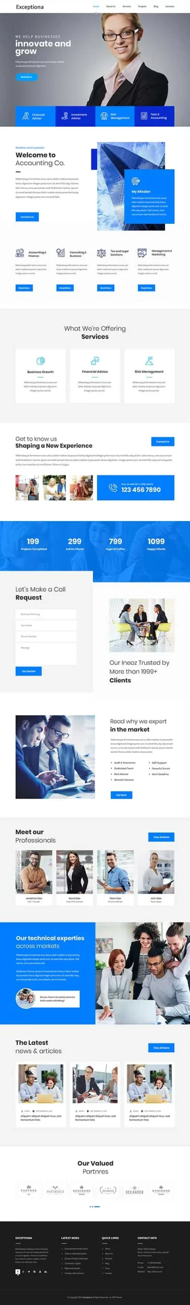 Chartered Accountant WordPress Theme