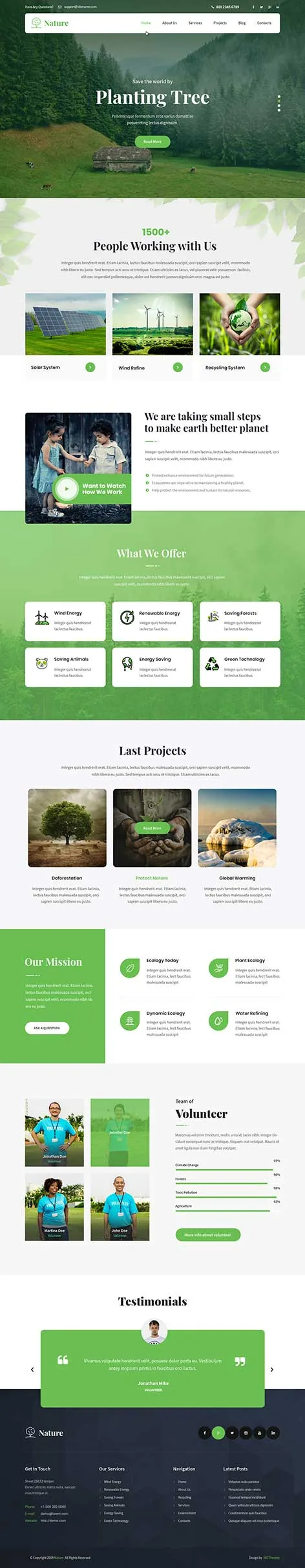 Eco Nature WordPress Theme