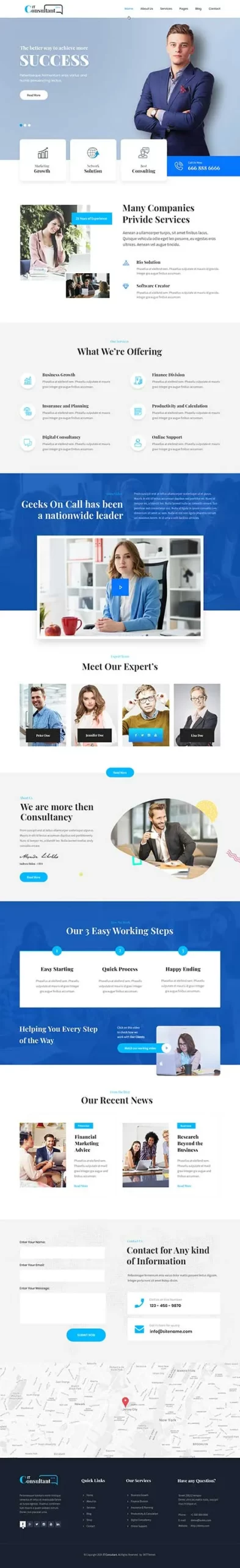 IT Company WordPress theme