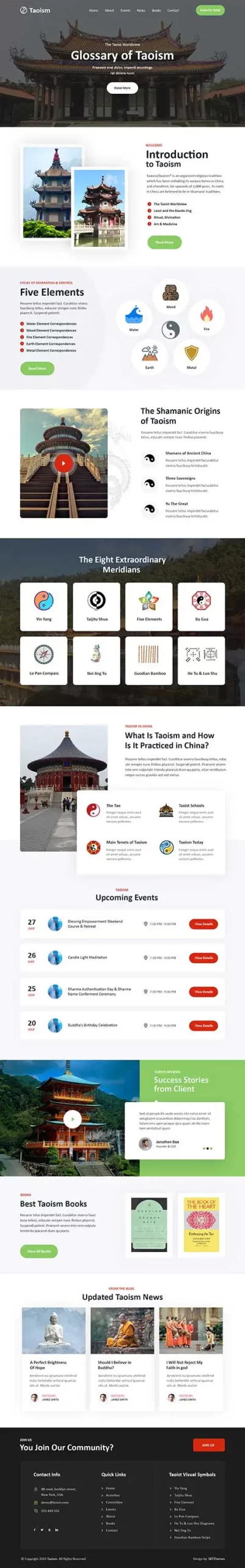 Daoism WordPress theme