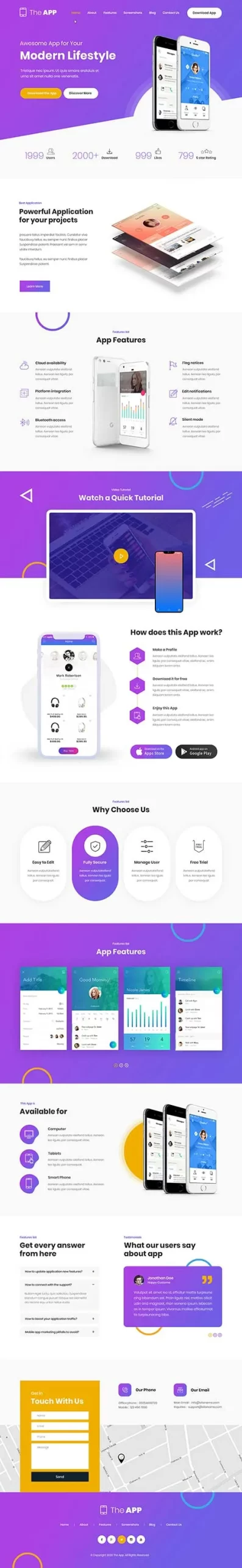 App Store WordPress Theme