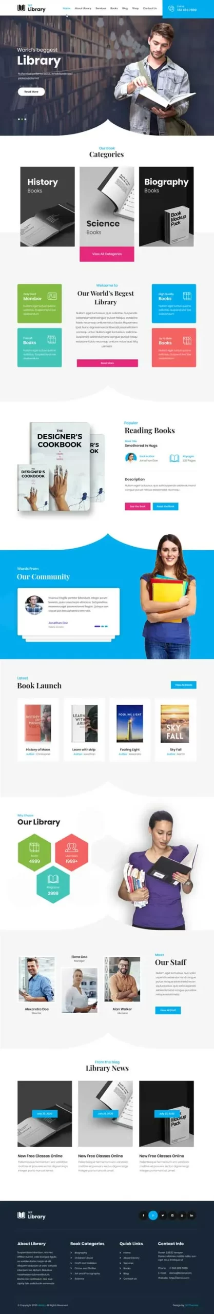 Book Store WordPress Theme
