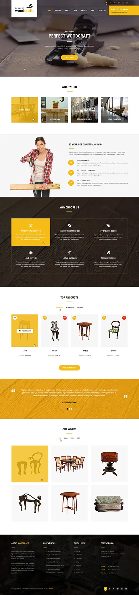 Carpenter WordPress Theme