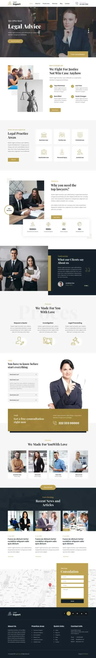 Lawyer Base WordPress Theme