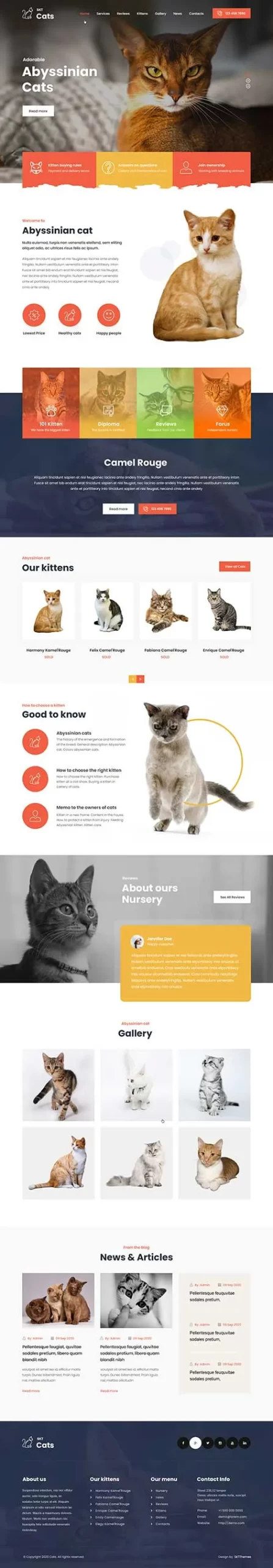Pet Animals WordPress Theme