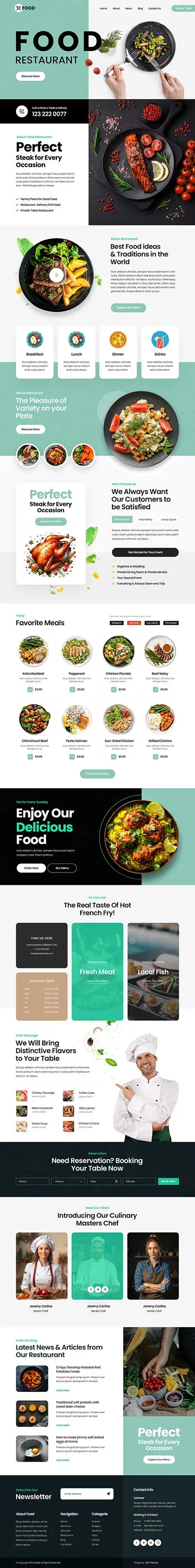 Food WordPress Theme