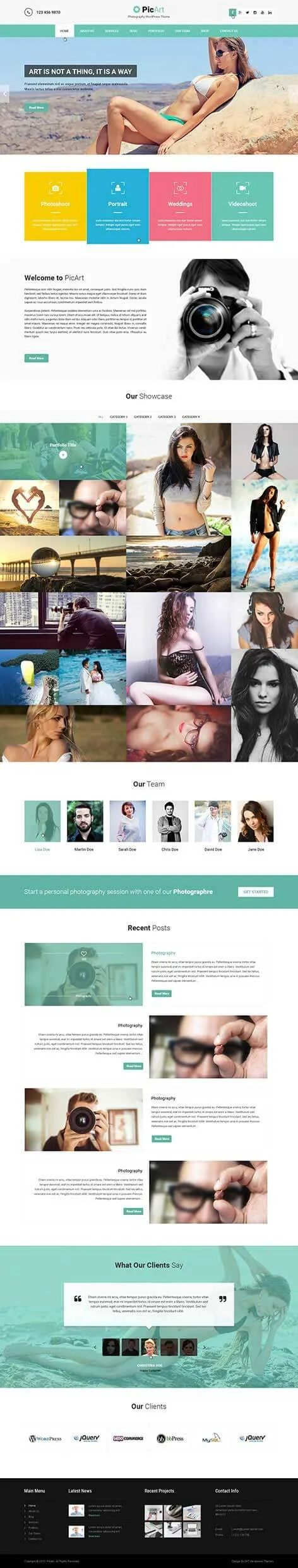 Photo Studio WordPress Theme