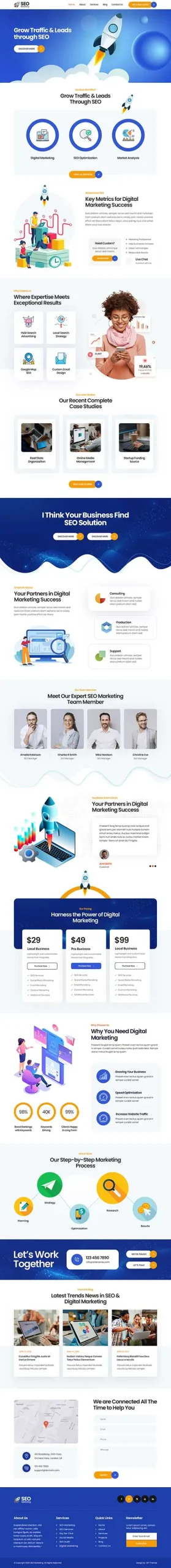 SEO Optimized WordPress theme