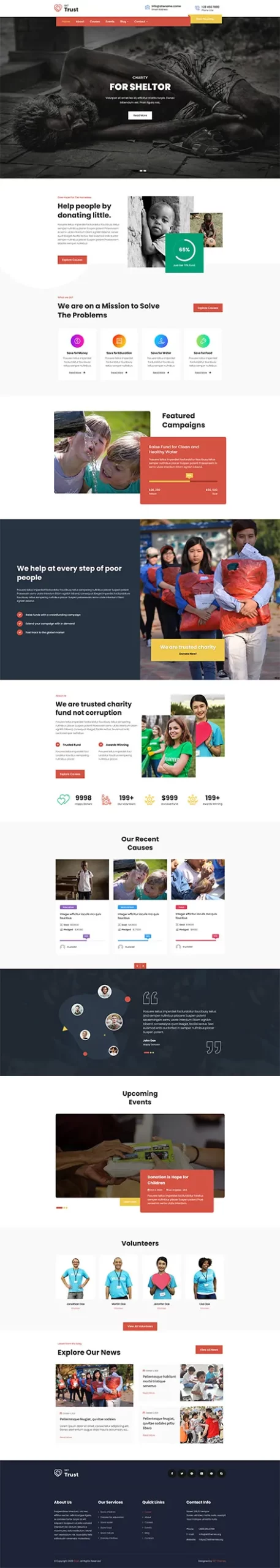 Trust WordPress theme