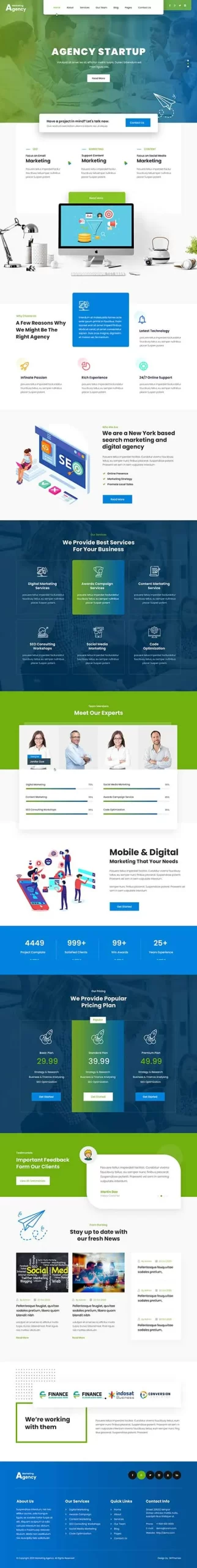 Digital Agency WordPress Theme