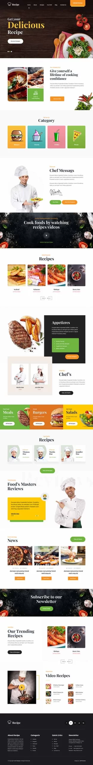 Food Delivery WordPress Theme