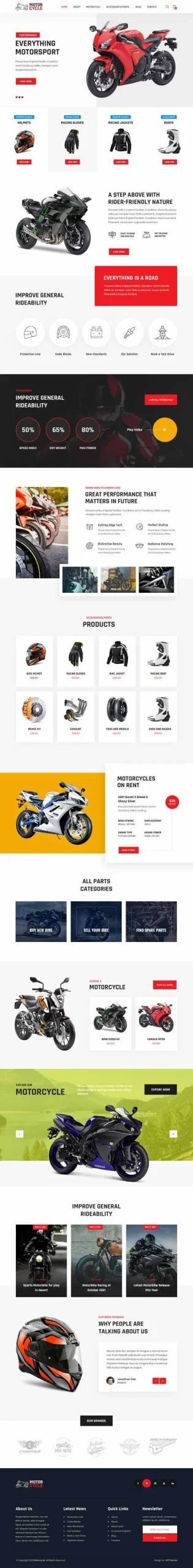 Spare Parts WordPress Theme