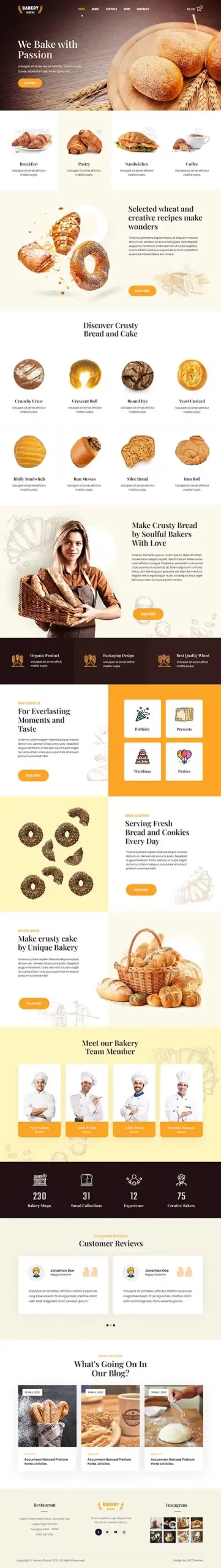 Sweet Shop WordPress Theme