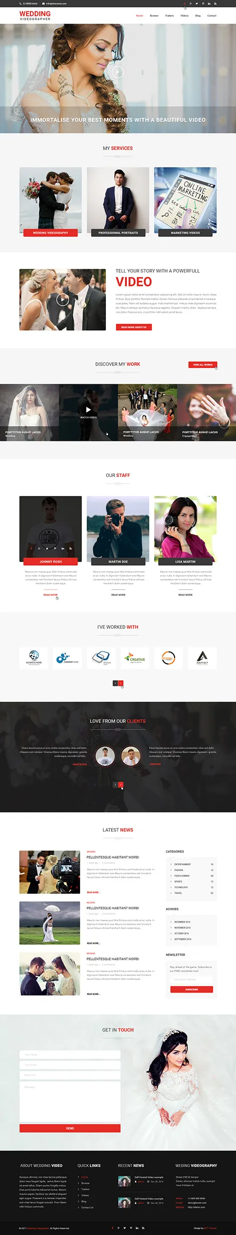 Indian Wedding Photography WordPress Theme