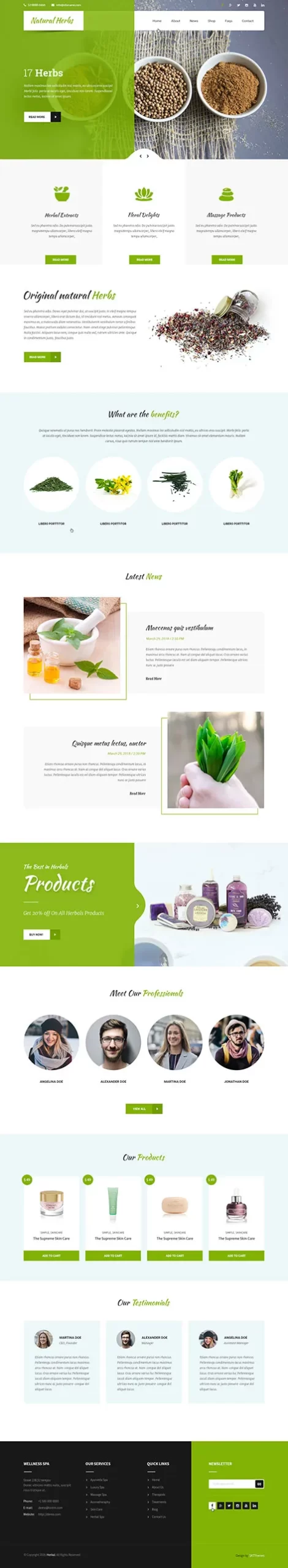 Spices WordPress theme