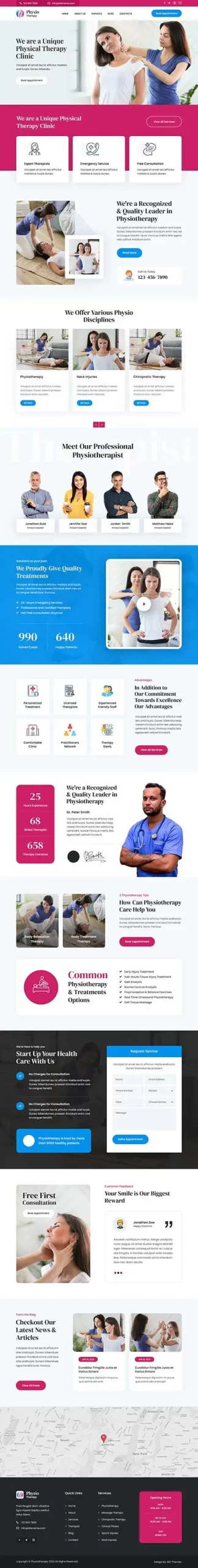 chiropractor WordPress theme